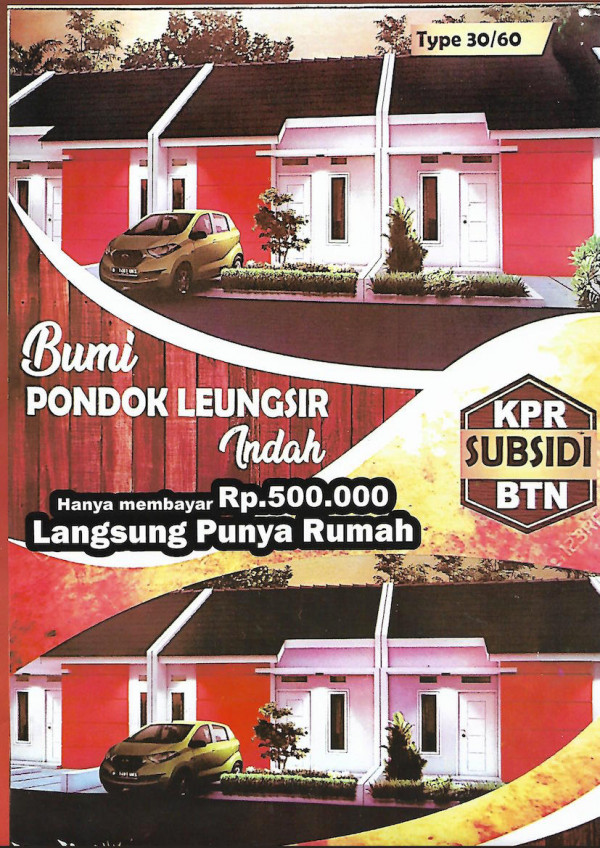 [99435C] Jual Rumah 2 Kamar, 30m2 - Sukabumi, Jawa Barat